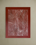 Earthbound Clay & Wood 100x80 cm ( free shipping )