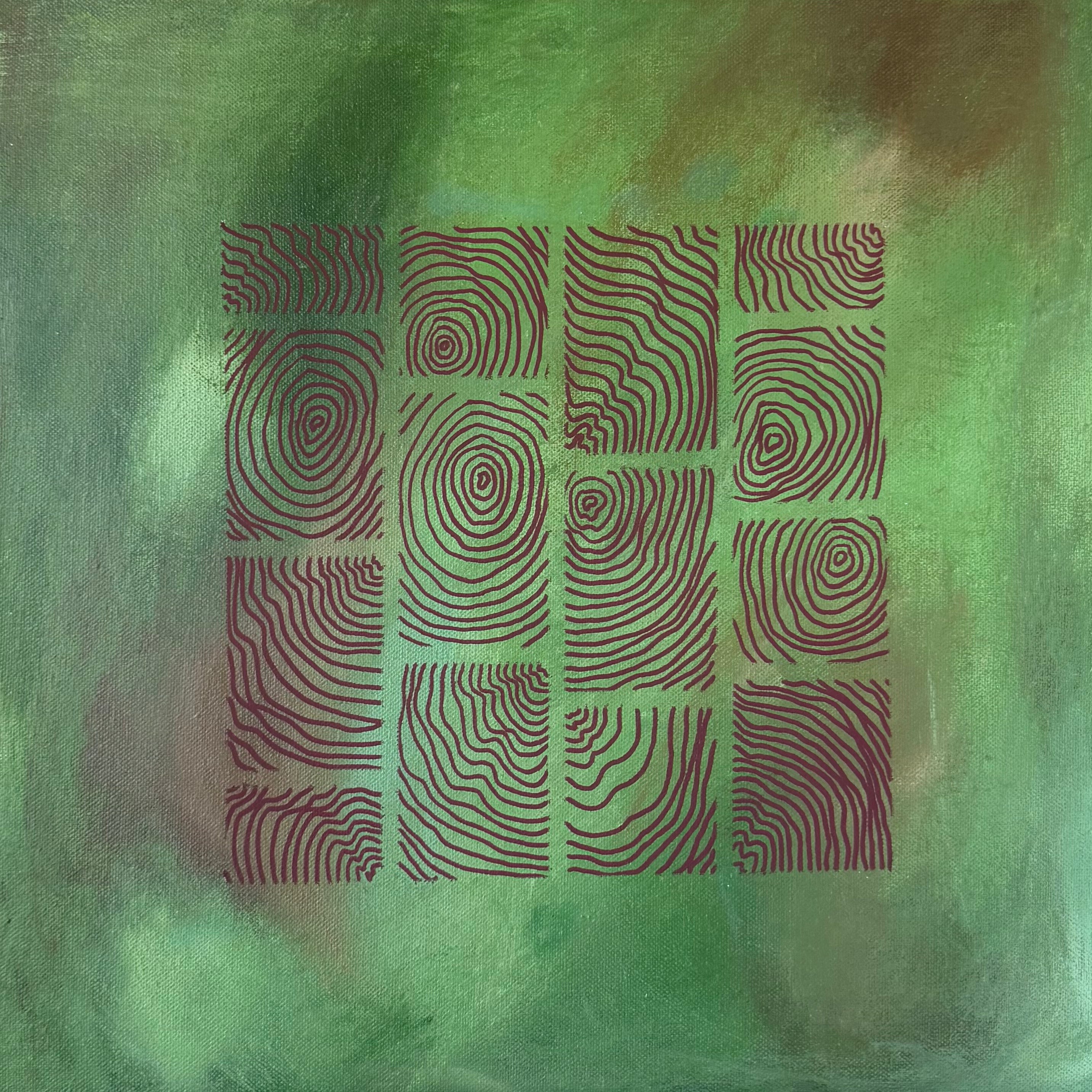 Earthbound Leaf 40x40 cm ( free shipping )