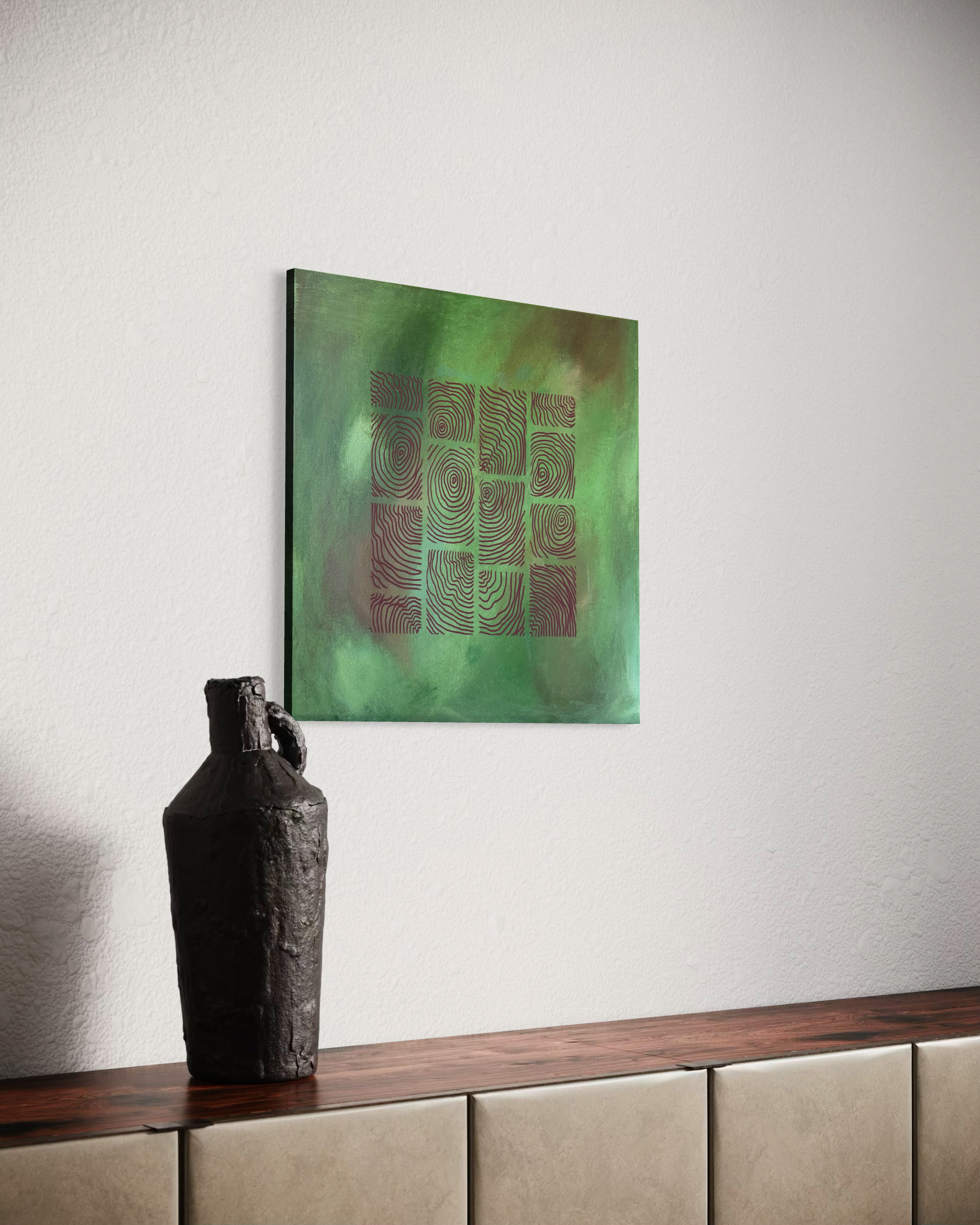 Earthbound Leaf 40x40 cm ( free shipping )