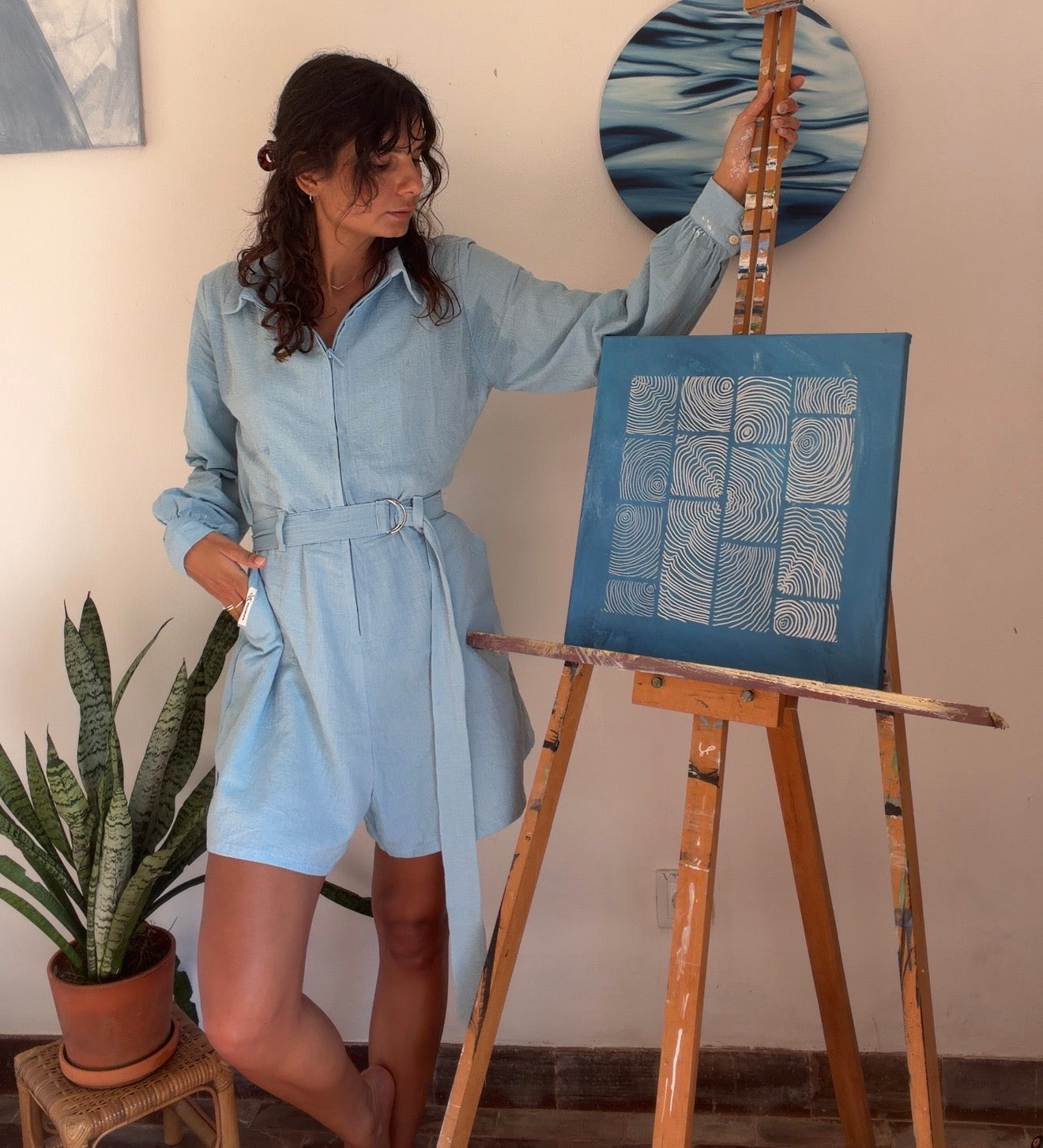 Earthbound Ocean surface 40x40 cm ( free shipping )