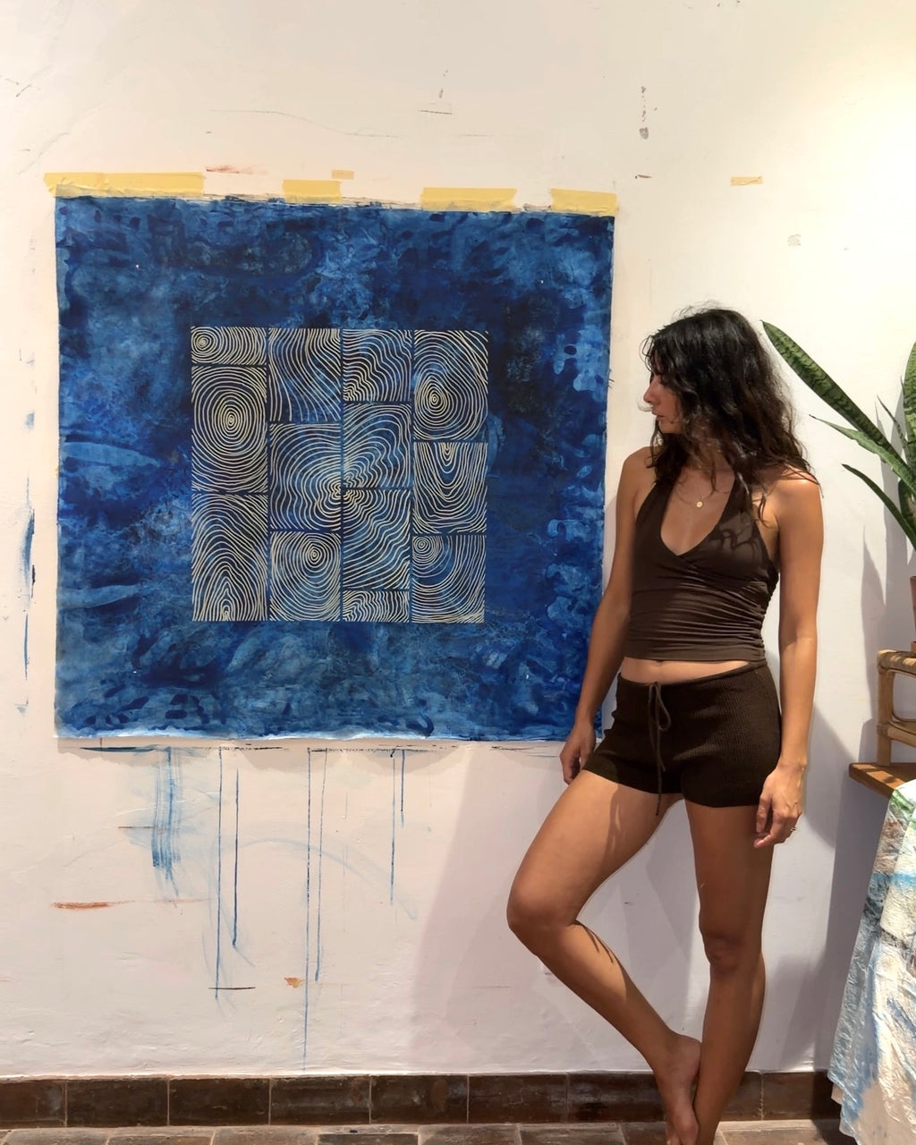 Earthbound Ocean Mark 80x80 cm ( free shipping )