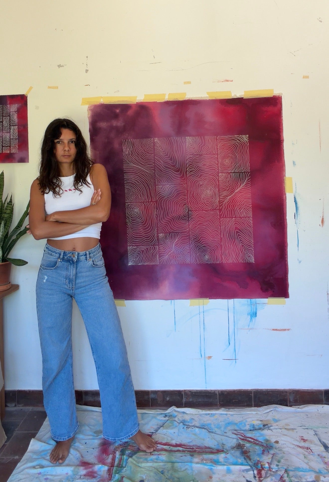 Unsealed Bloom 95x95 cm ( free shipping )