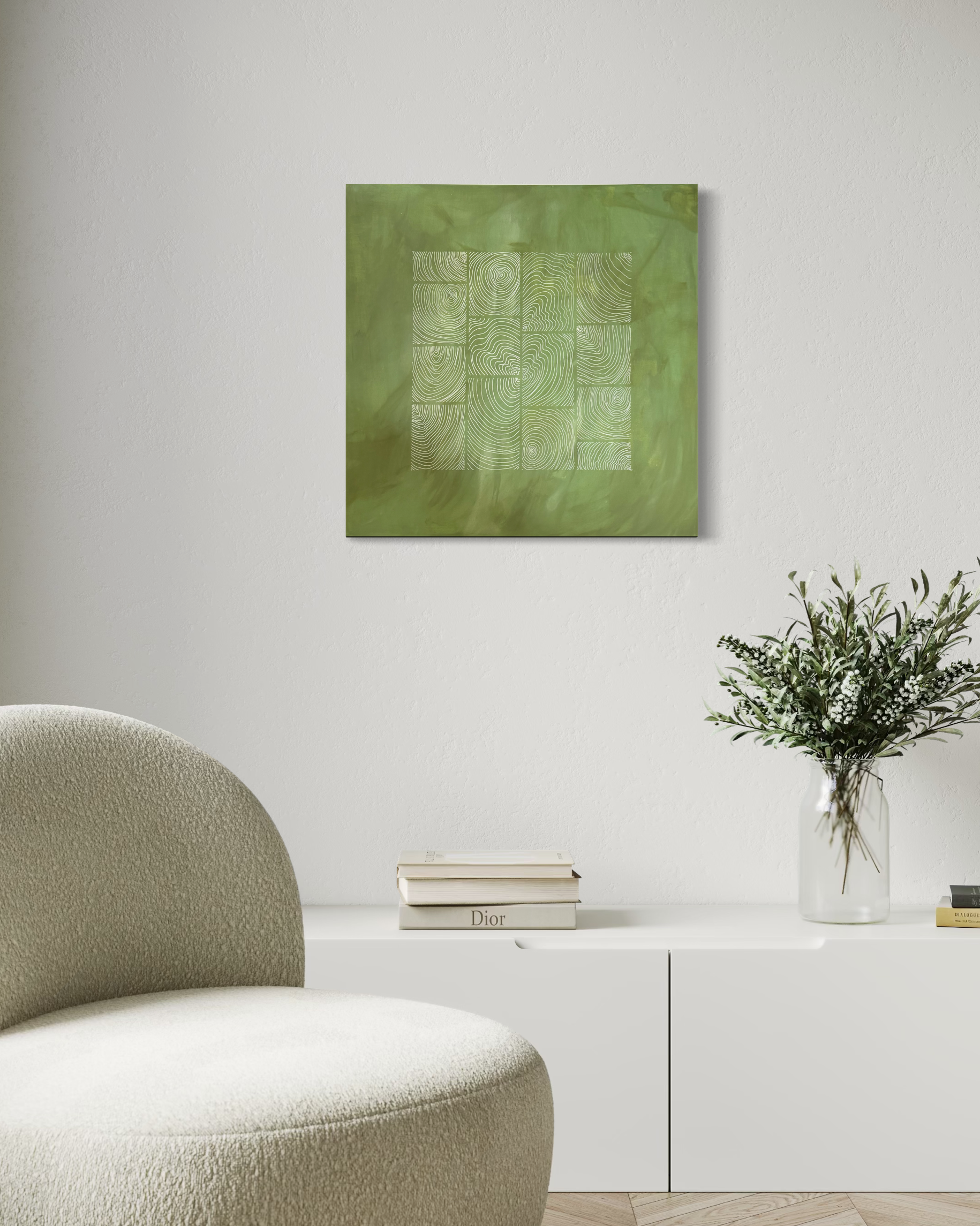 Garden Plant Print on Canvas