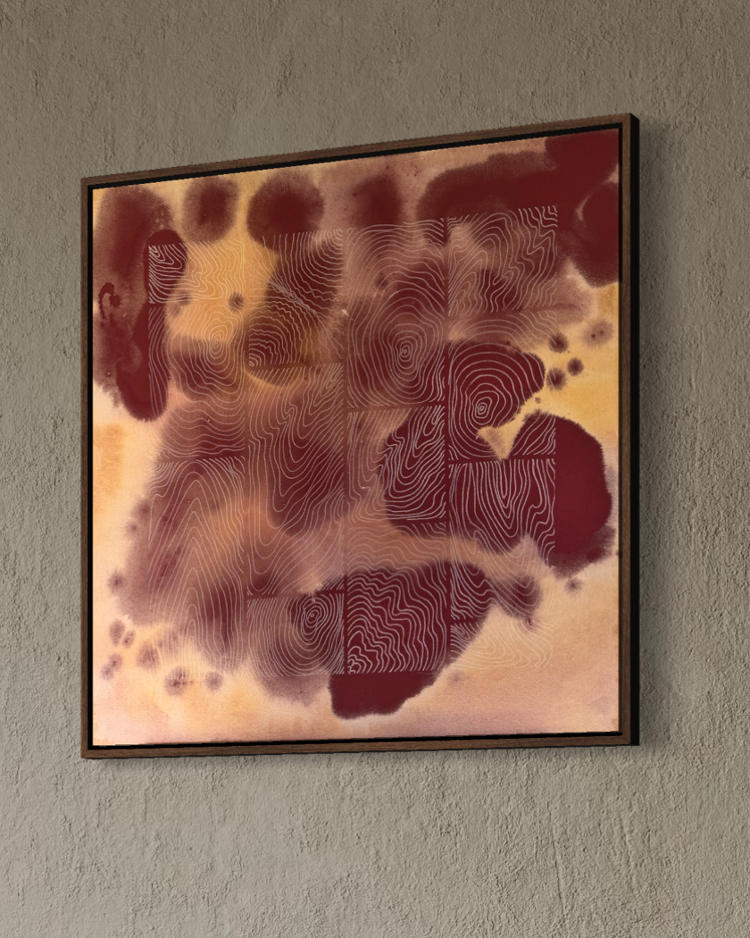 Unsealed Earth & Iron 86x86 cm ( free shipping )