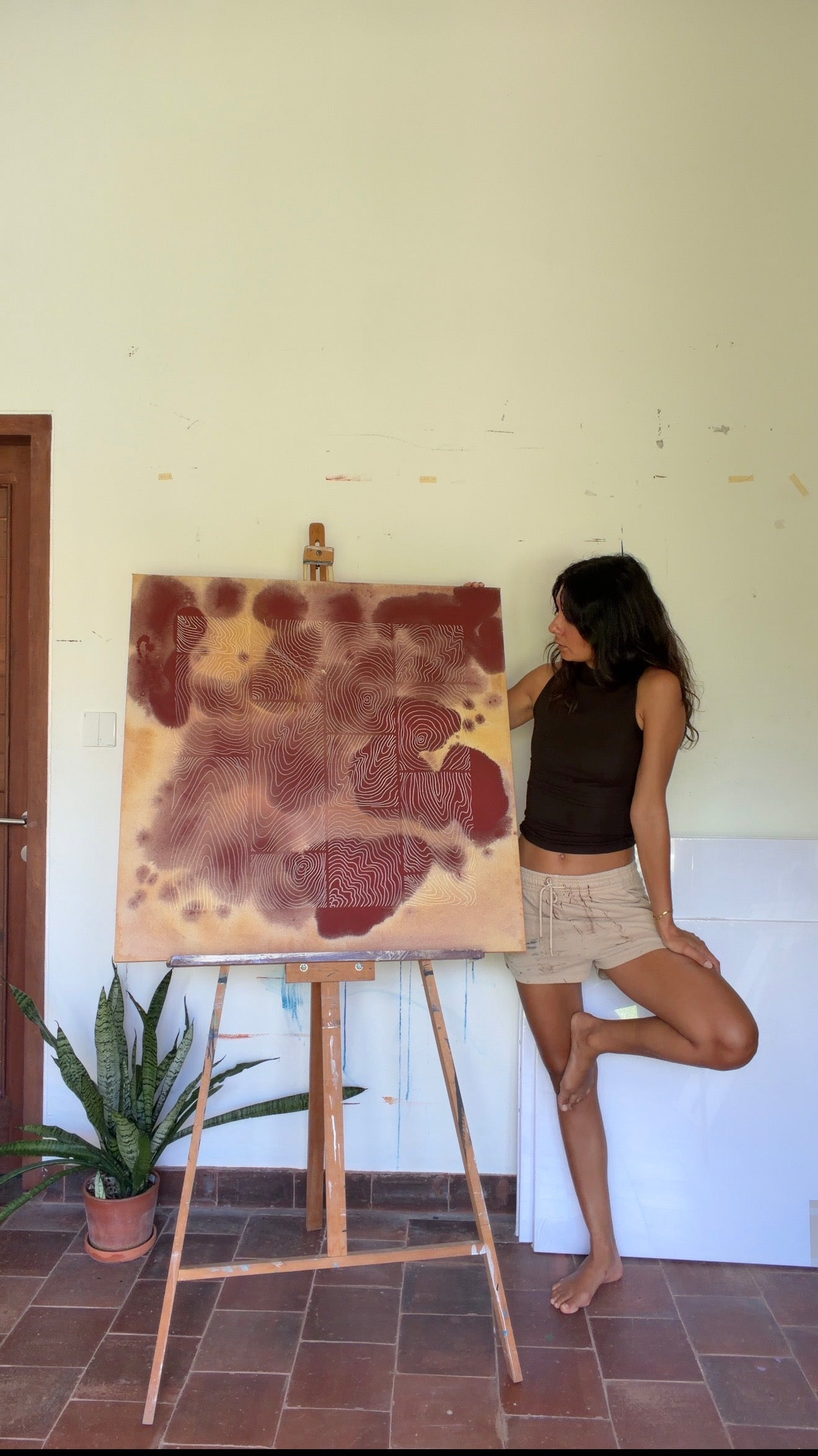 Unsealed Earth & Iron 86x86 cm ( free shipping )