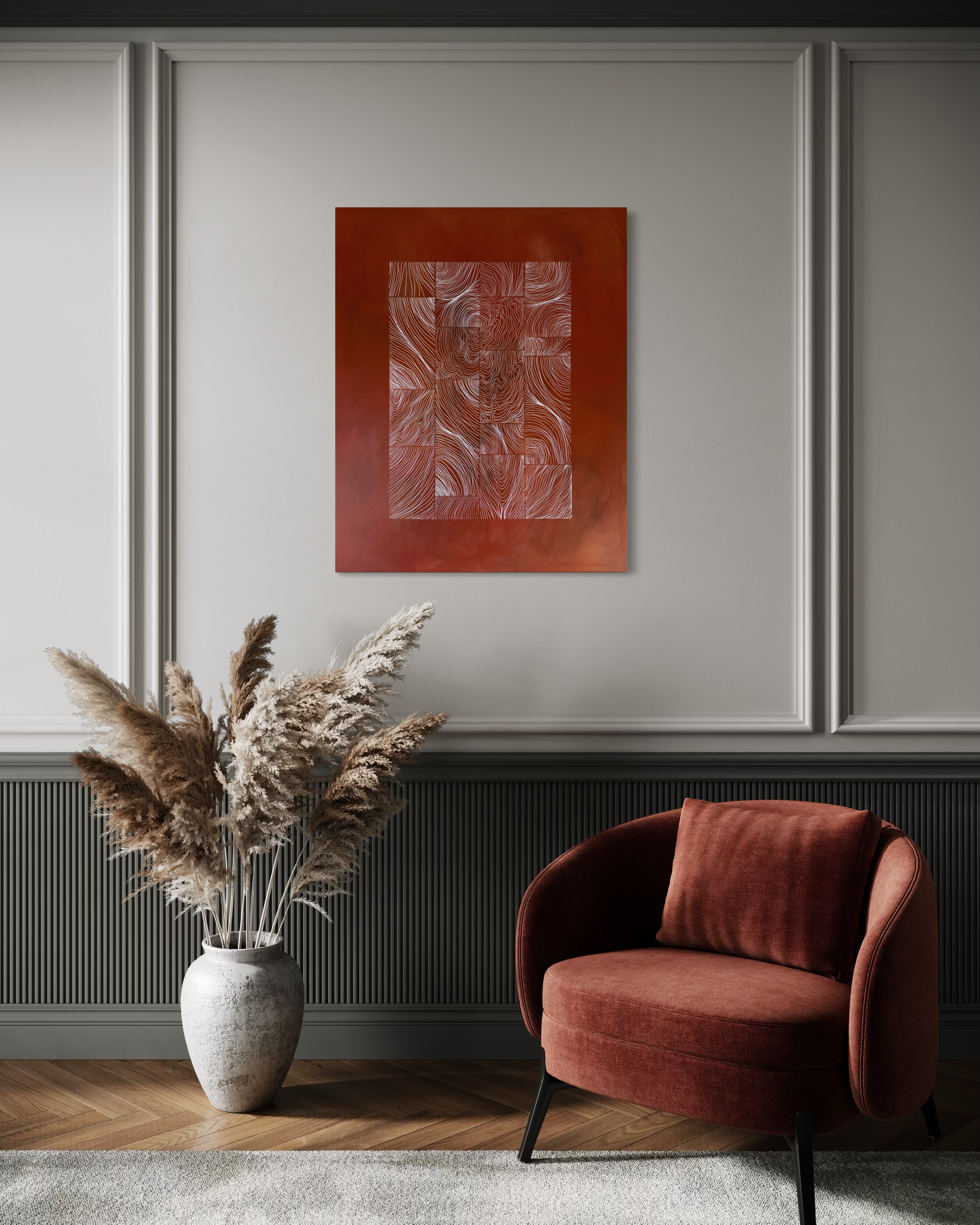 Earthbound Earth & Clay 100x80 cm ( free shipping )
