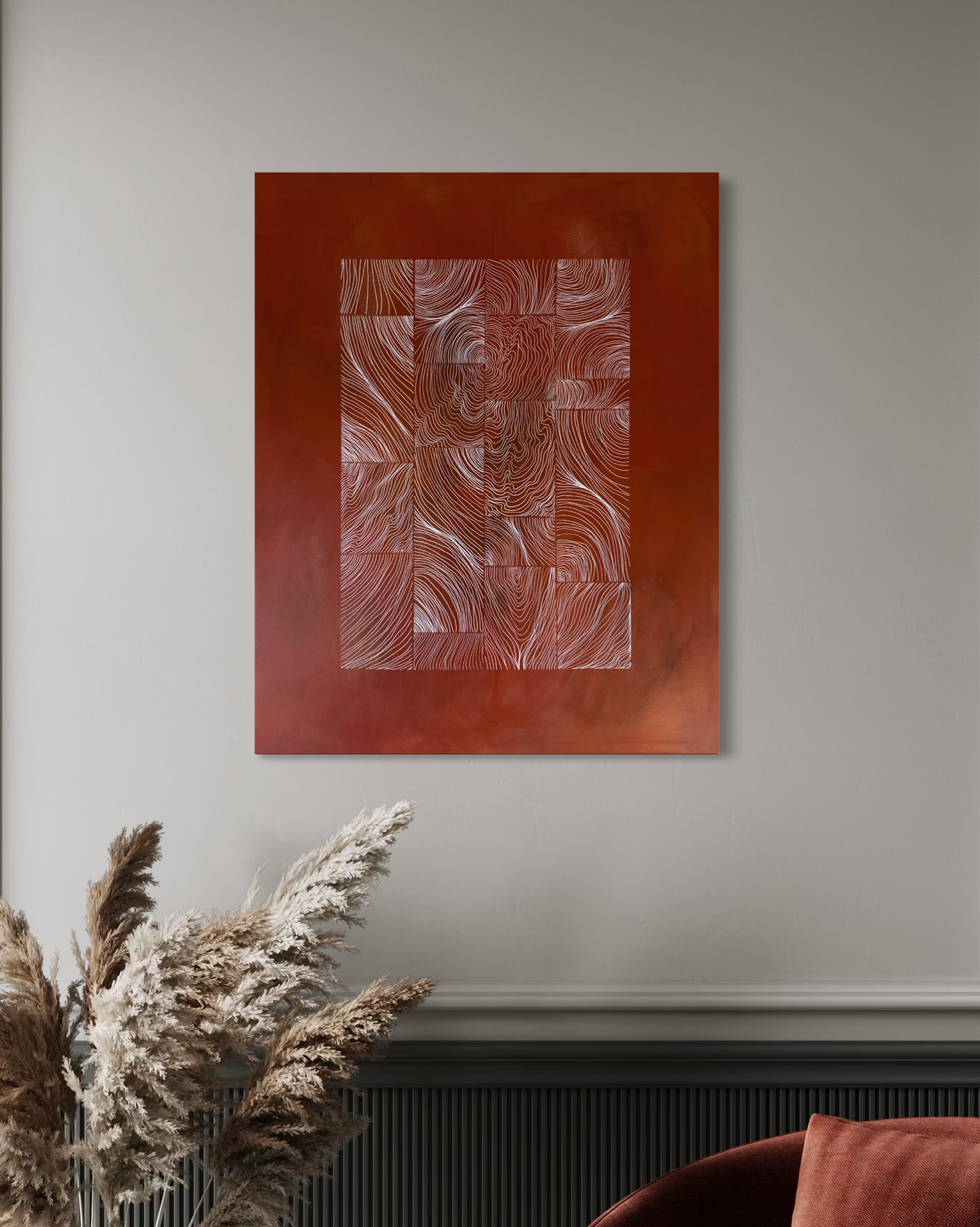 Earthbound Earth & Clay 100x80 cm ( free shipping )