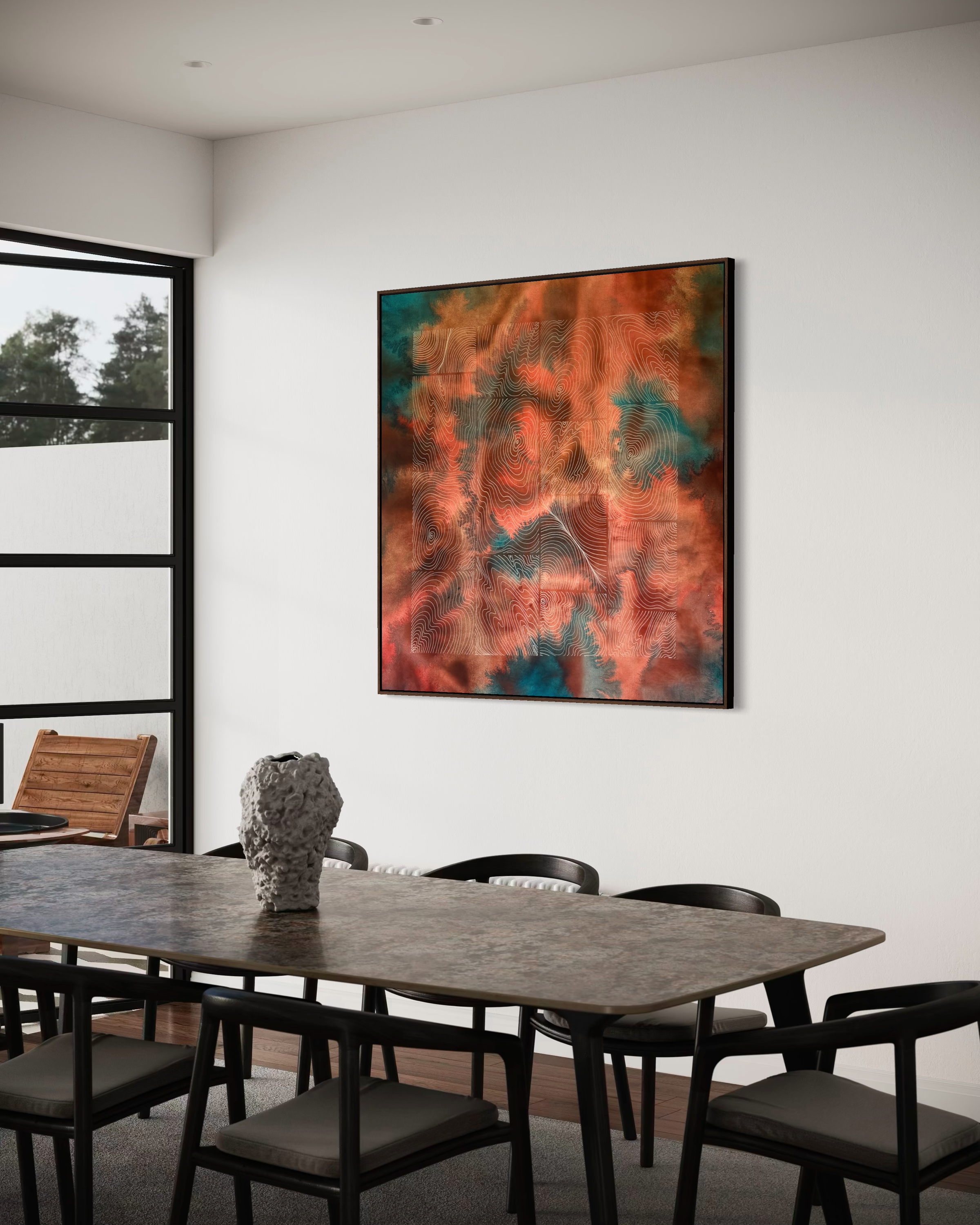 Unsealed Earth 130x130 cm ( free shipping )