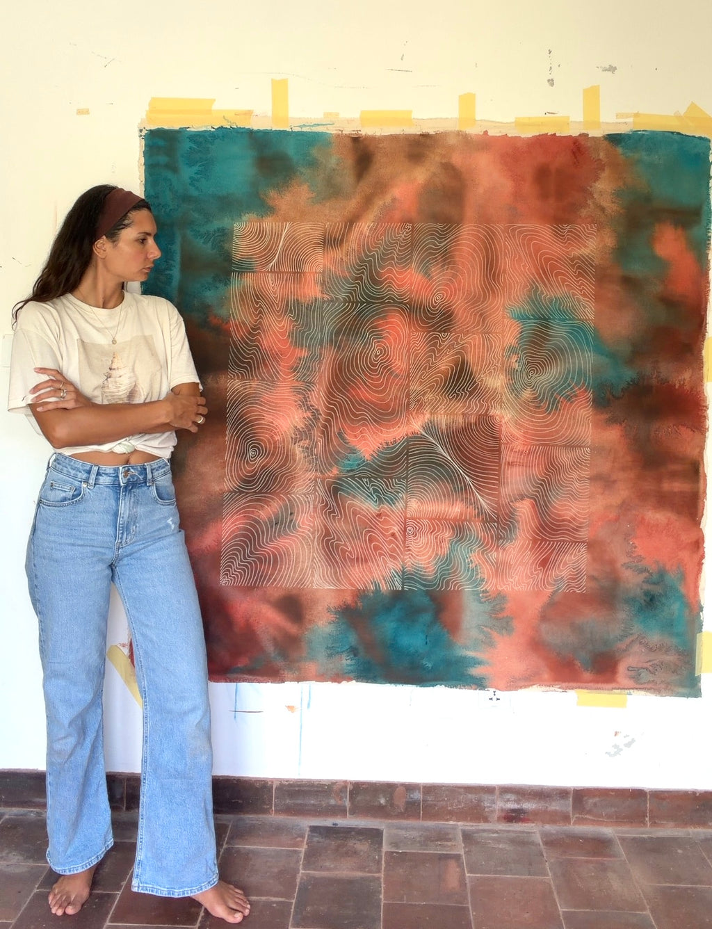 Unsealed Earth 130x130 cm ( free shipping )