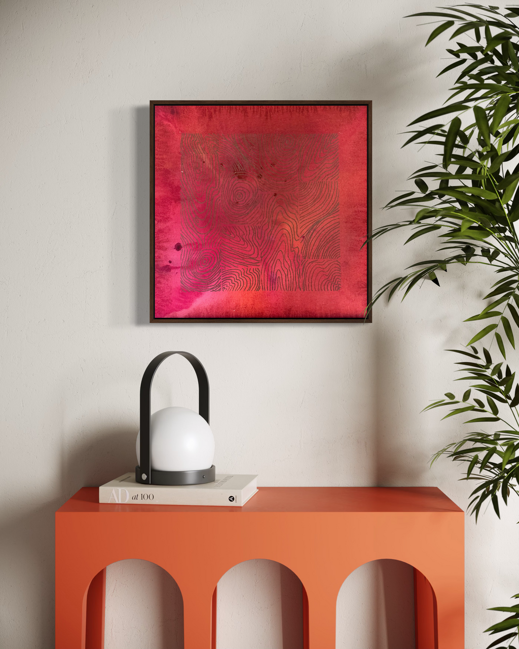 Unsealed Orchid 40x40 cm ( free shipping )