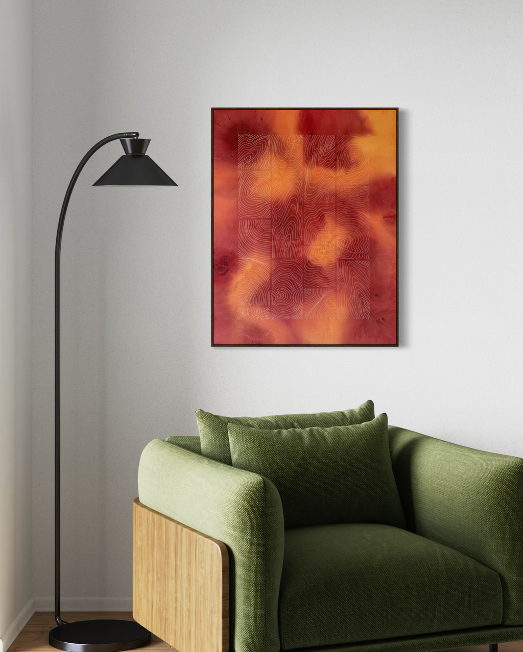 Unsealed Wild Flower 90x70 cm ( free shipping )