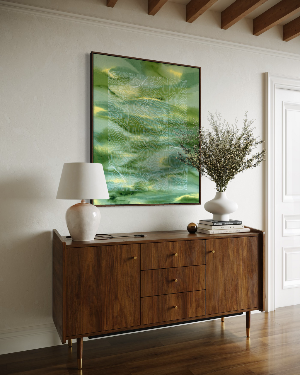 Unsealed Morning Over the Hills 100x80 cm ( free shipping )
