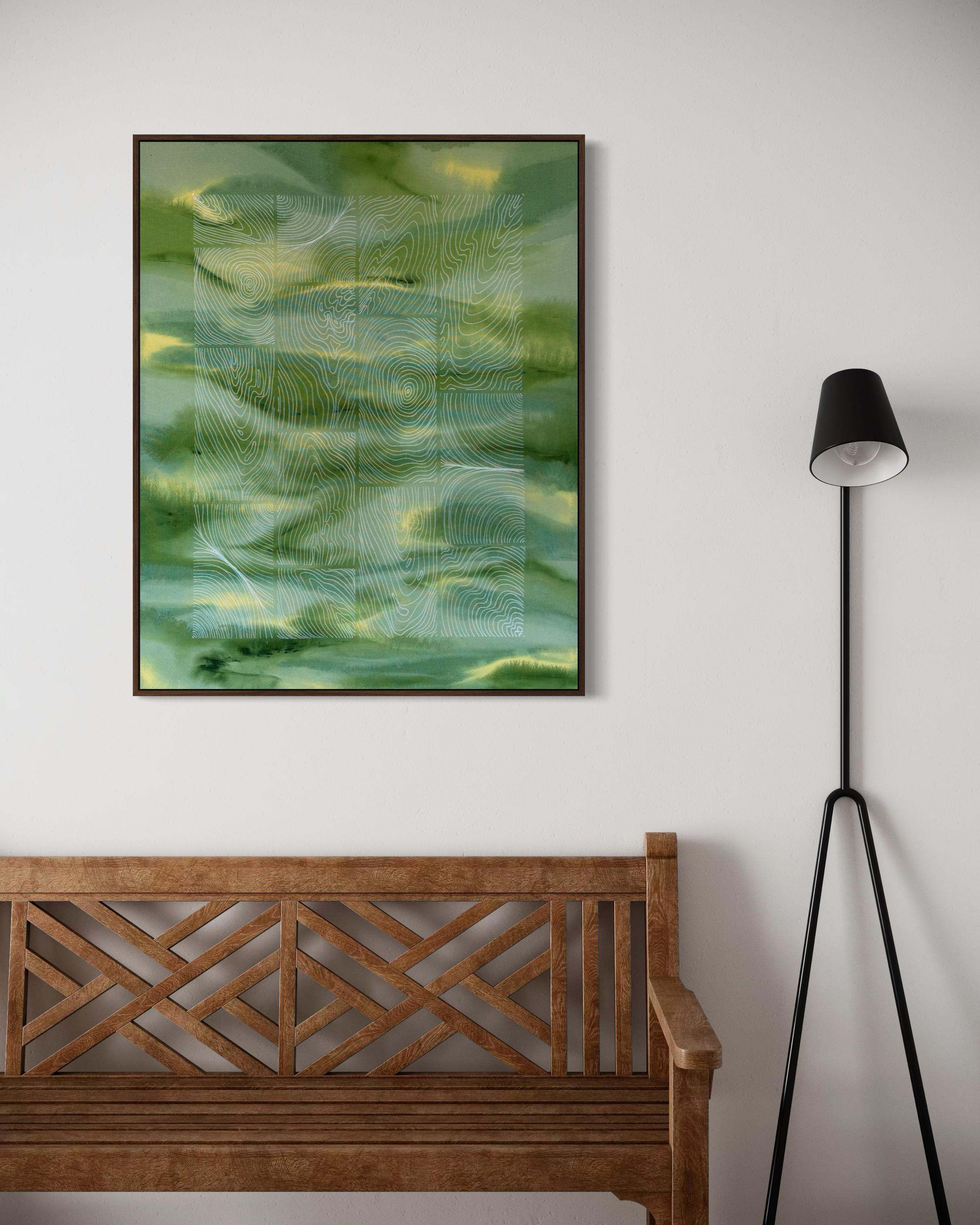 Unsealed Morning Over the Hills 100x80 cm ( free shipping )