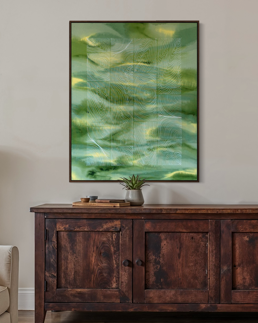Unsealed Morning Over the Hills 100x80 cm ( free shipping )