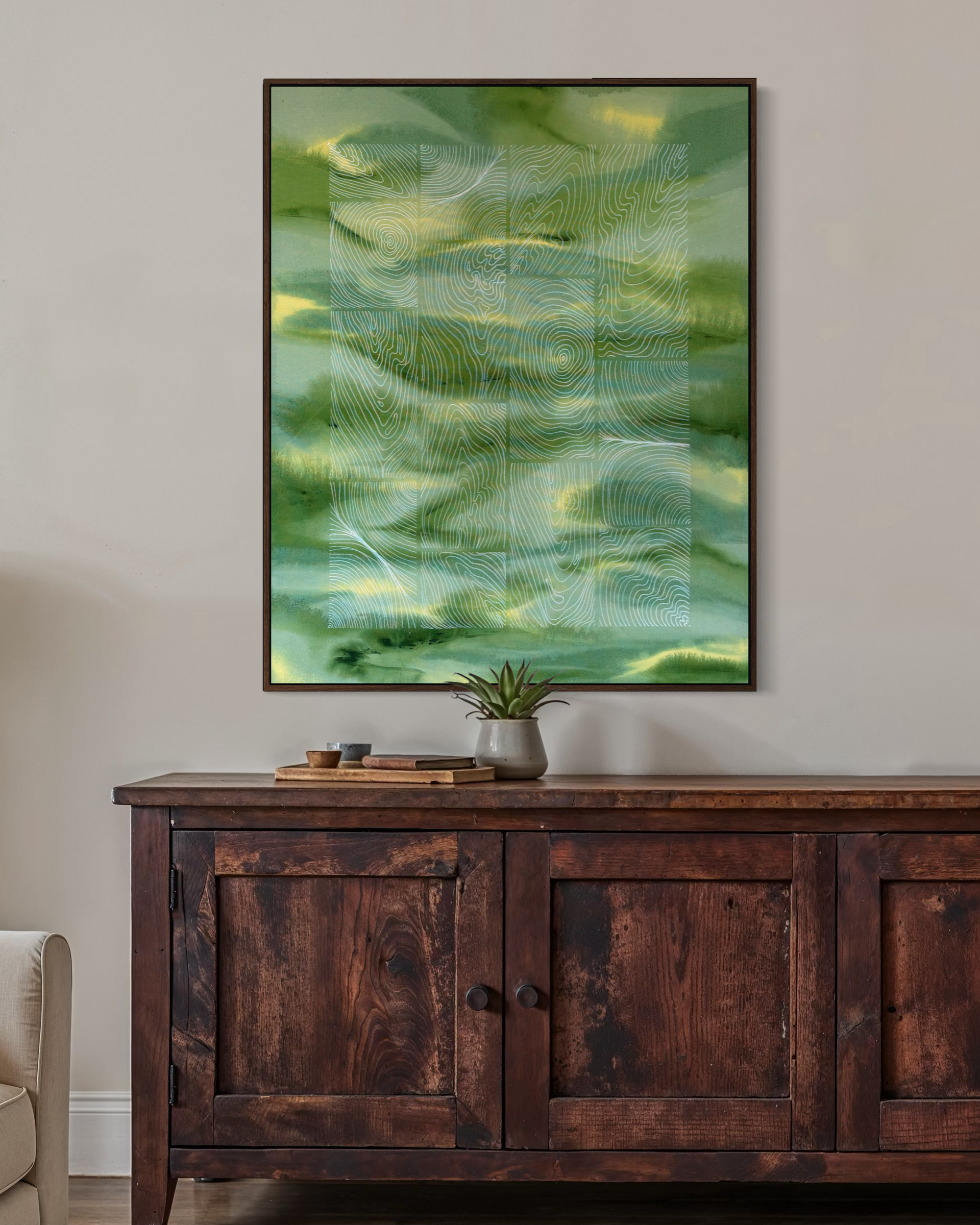 Unsealed Morning Over the Hills 100x80 cm ( free shipping )