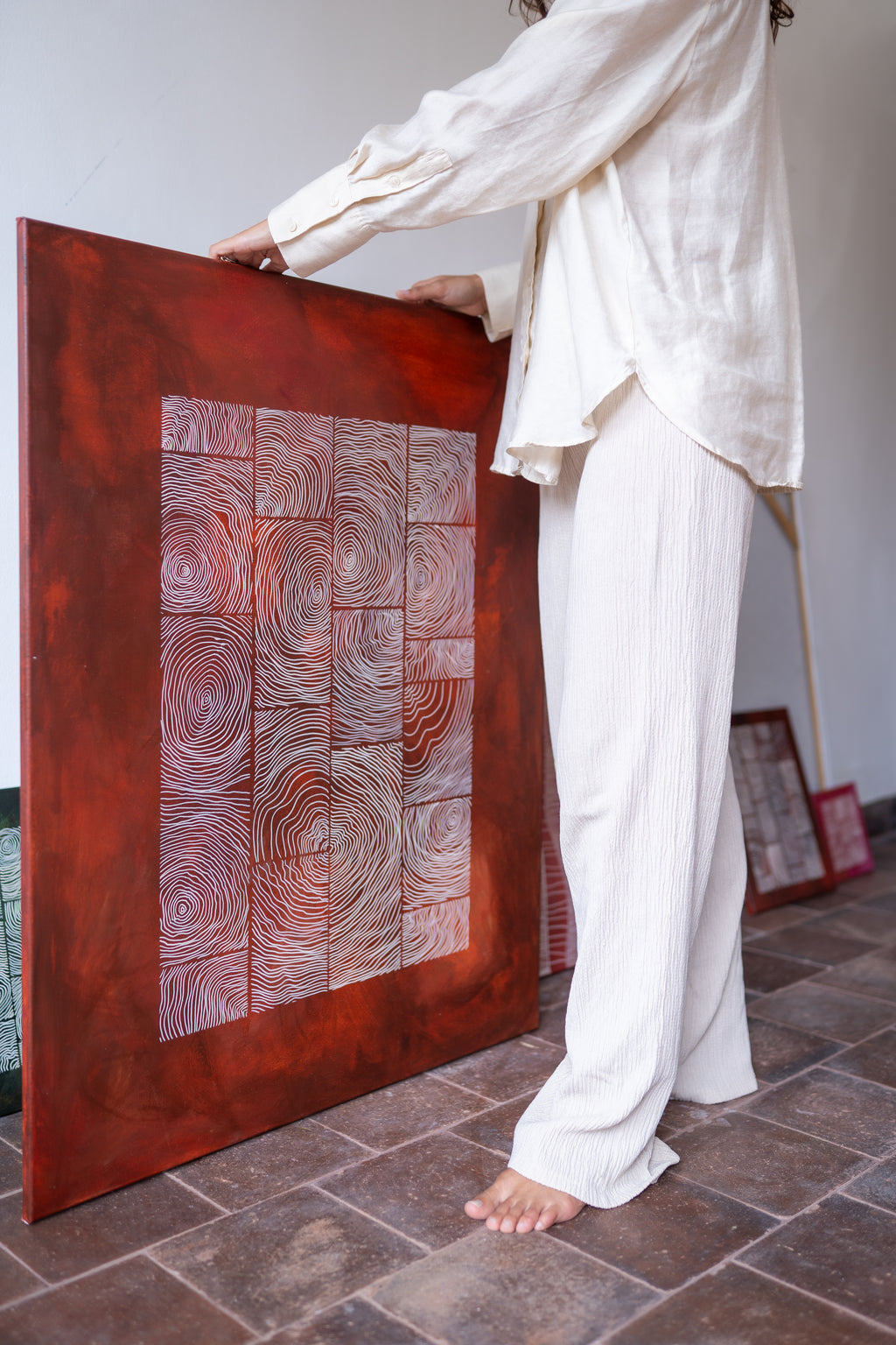 Earthbound Copper 100x80 cm ( free shipping )