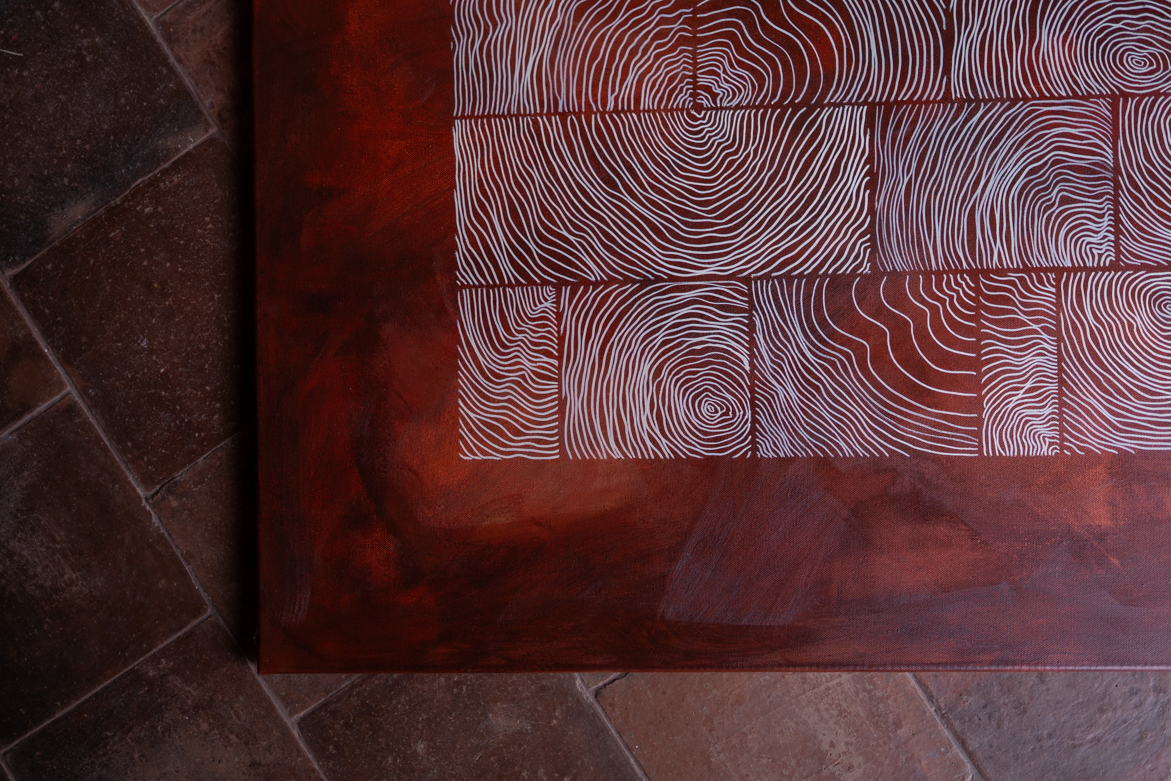 Earthbound Copper 100x80 cm ( free shipping )