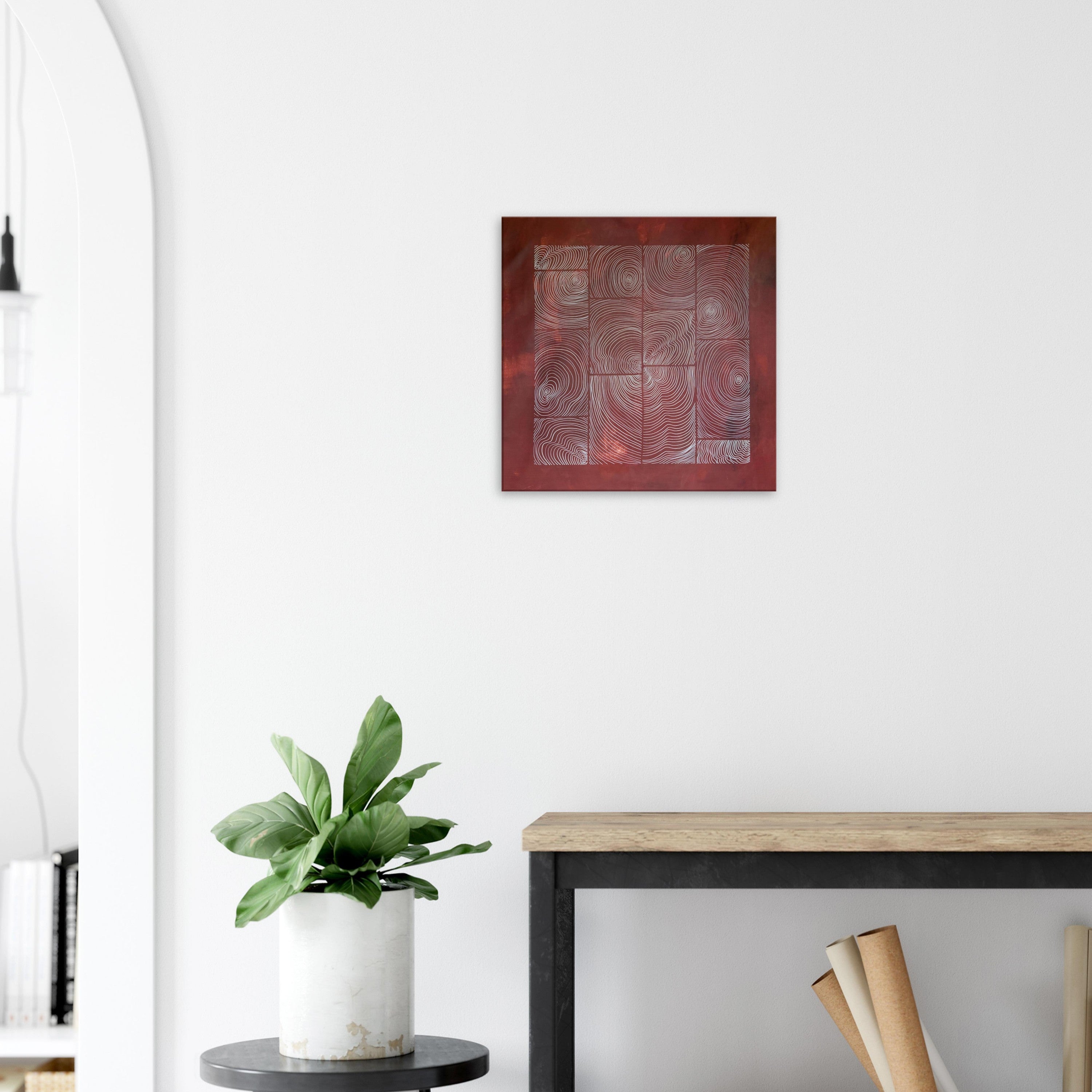 Terracotta Print on Canvas