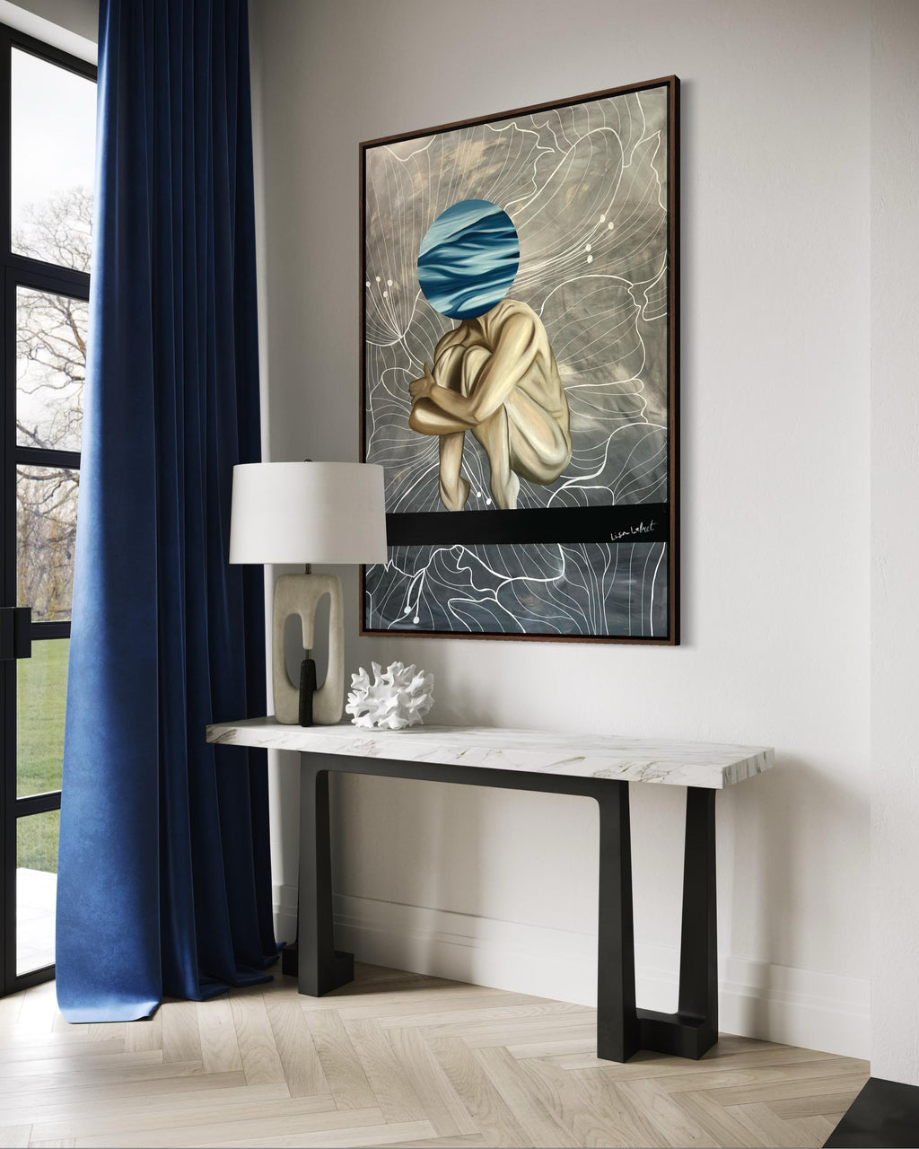 In harmony with the elements 100x150 cm ( free shipping )