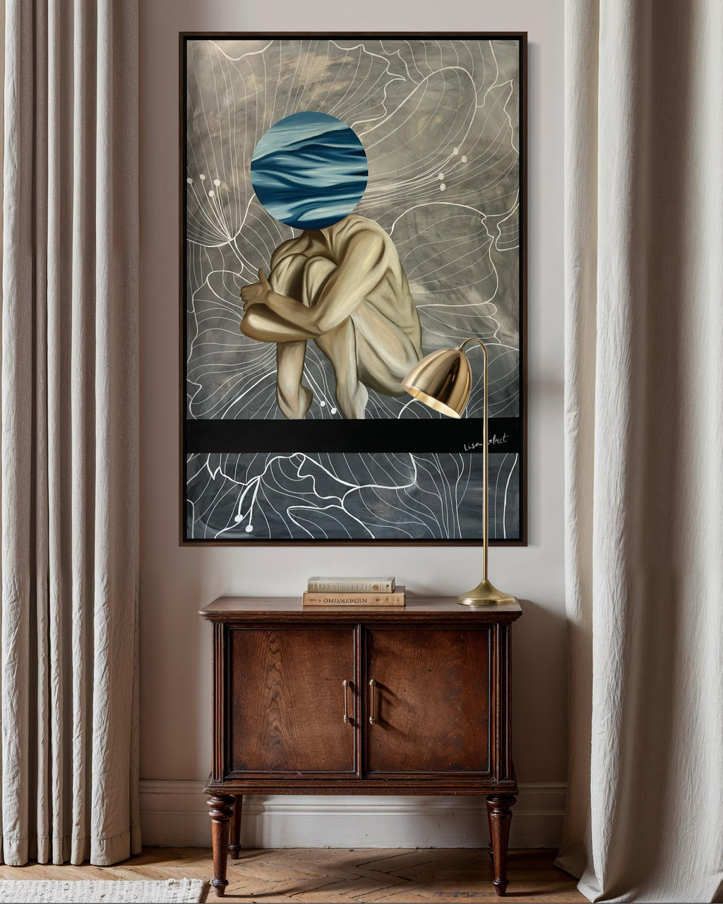 In harmony with the elements 100x150 cm ( free shipping )