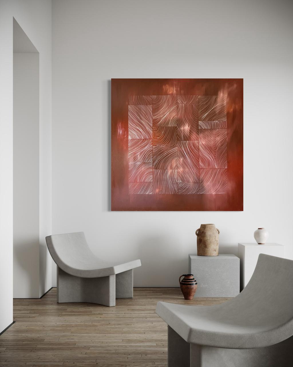 Earthbound 01 - 150x150 cm