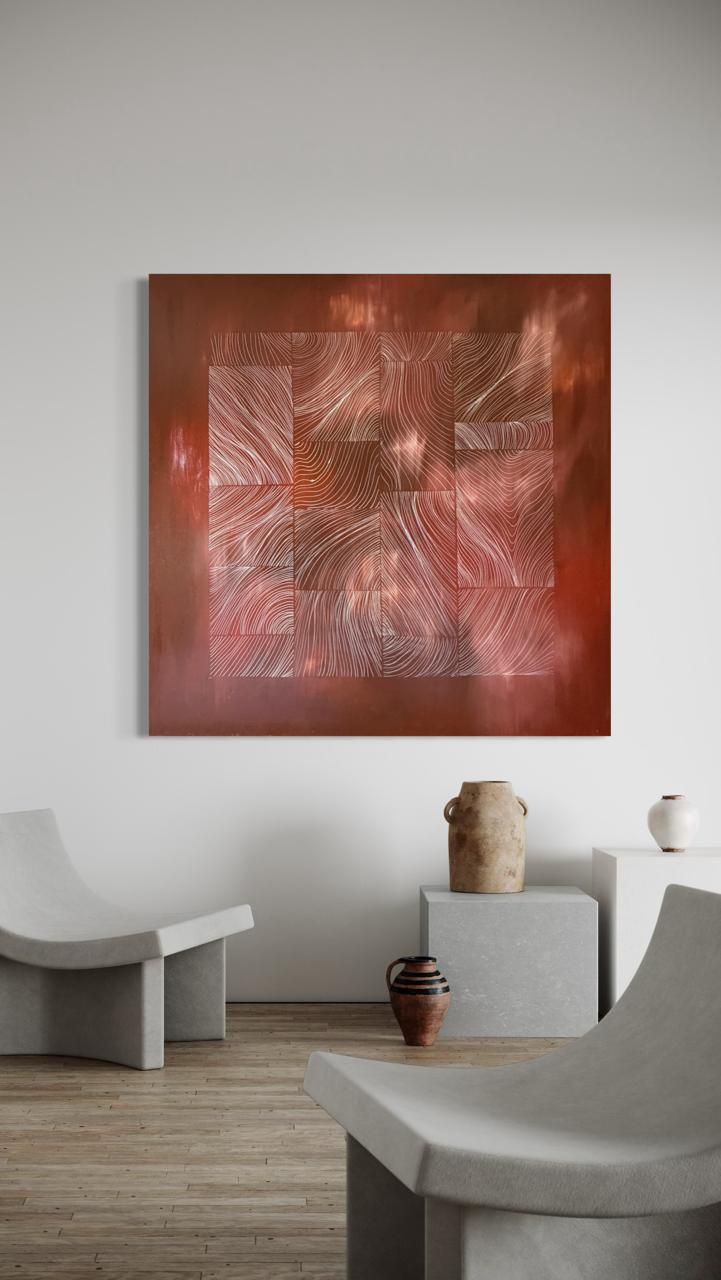 Earthbound 01 - 150x150 cm