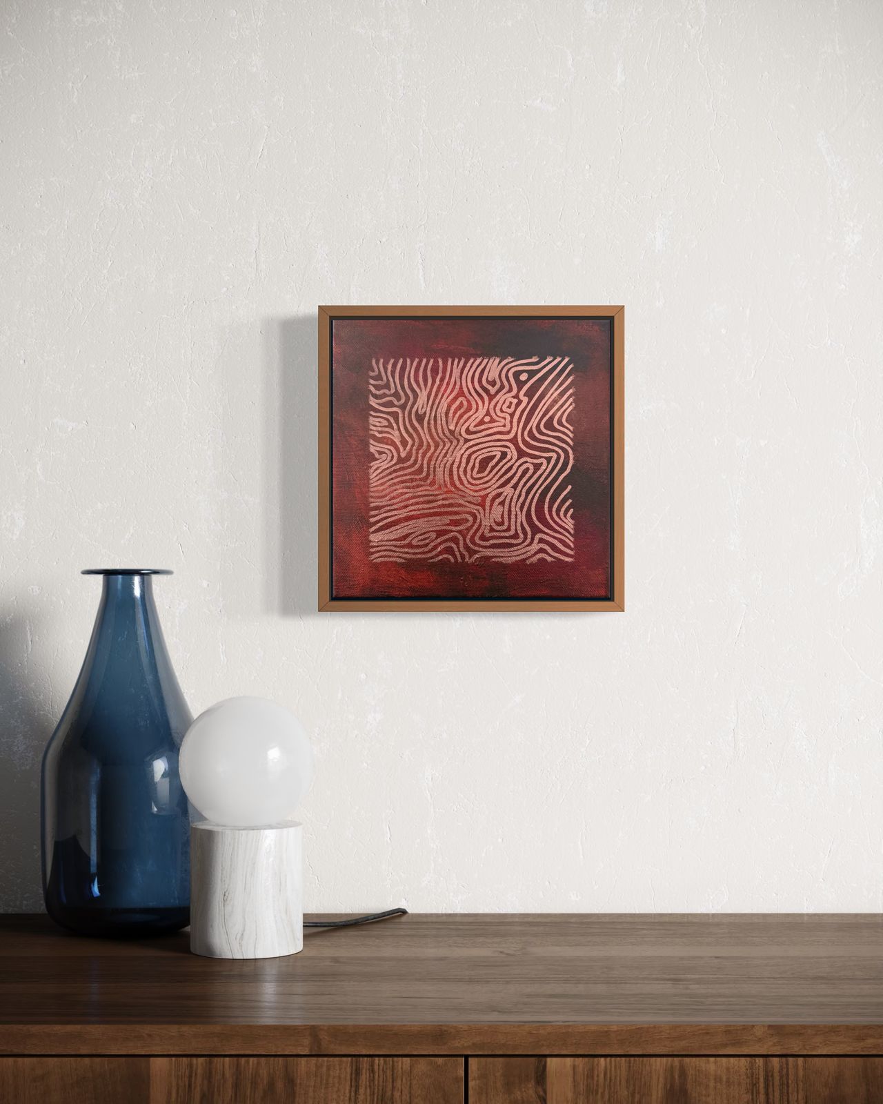 Earthbound Coral 20x20 cm ( free shipping )
