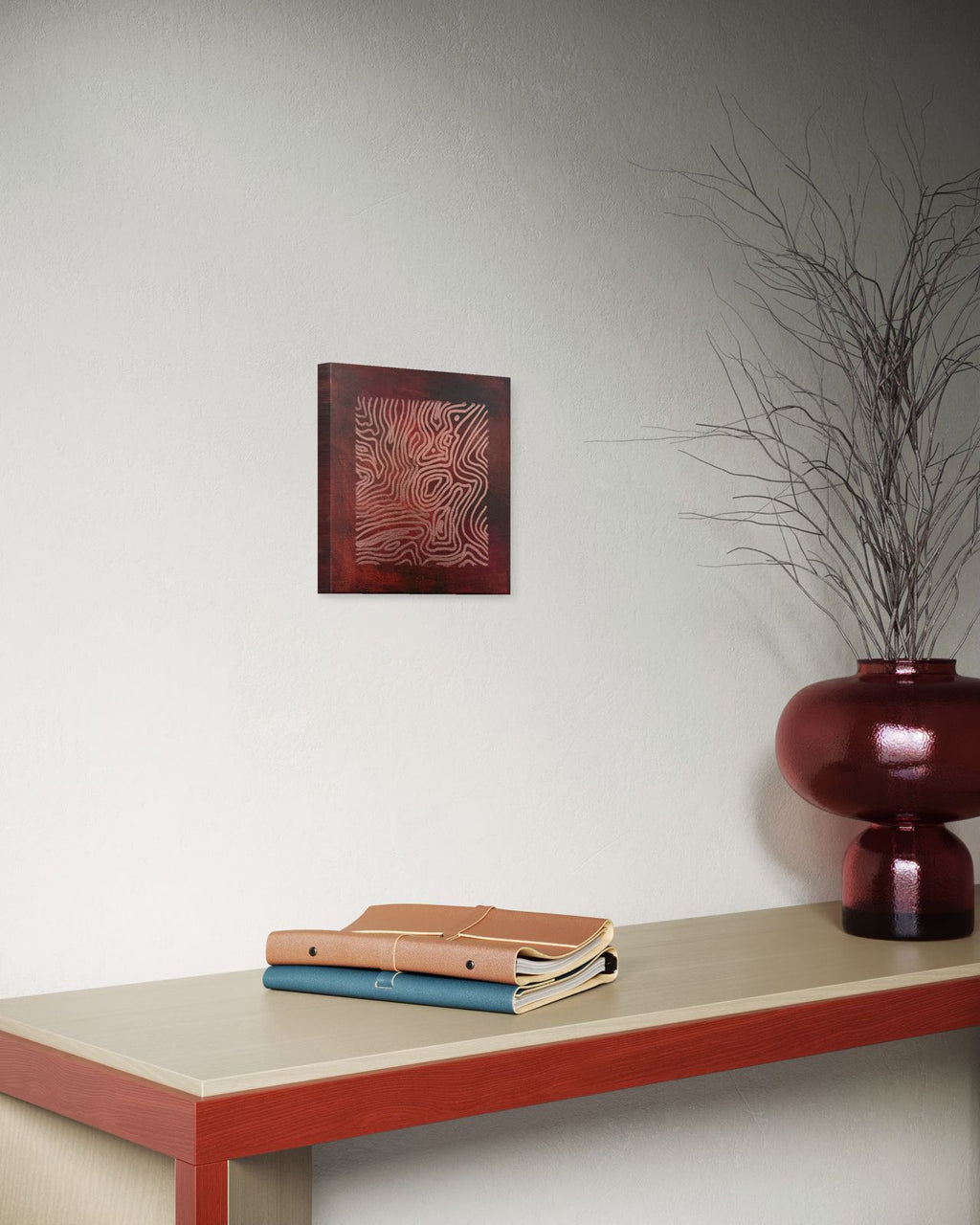 Earthbound Coral 20x20 cm ( free shipping )